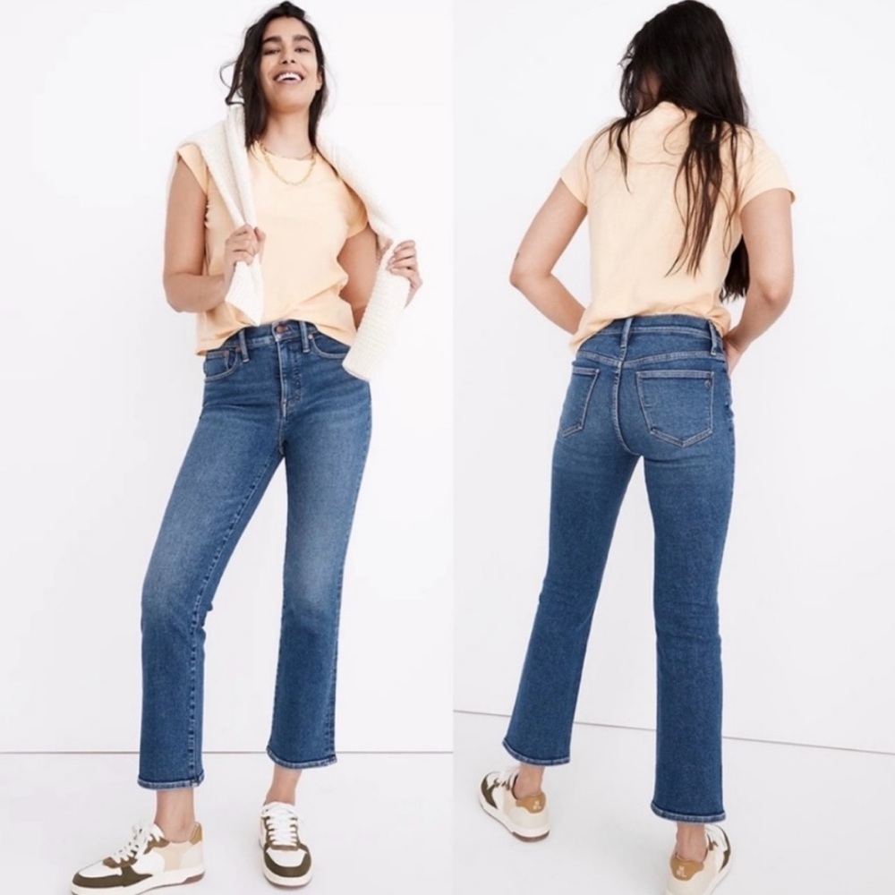 Madewell Women's Cali Demi-Boot jeans size 28 -  Cropped Ankle Jeans
